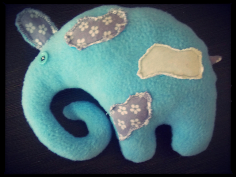 Флисово-облачный слоник-шуршалка...