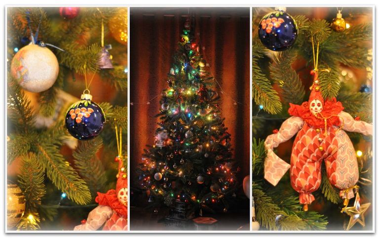 Ну, и наше новогоднее украшение квартиры!