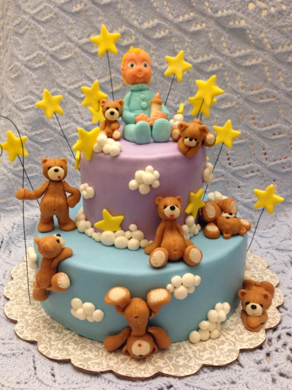 Нам 1,5 года. Тортик "Филиппу снятся мишки"