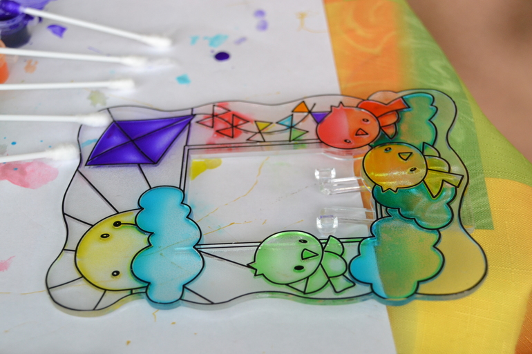 Разрисовываем рамку