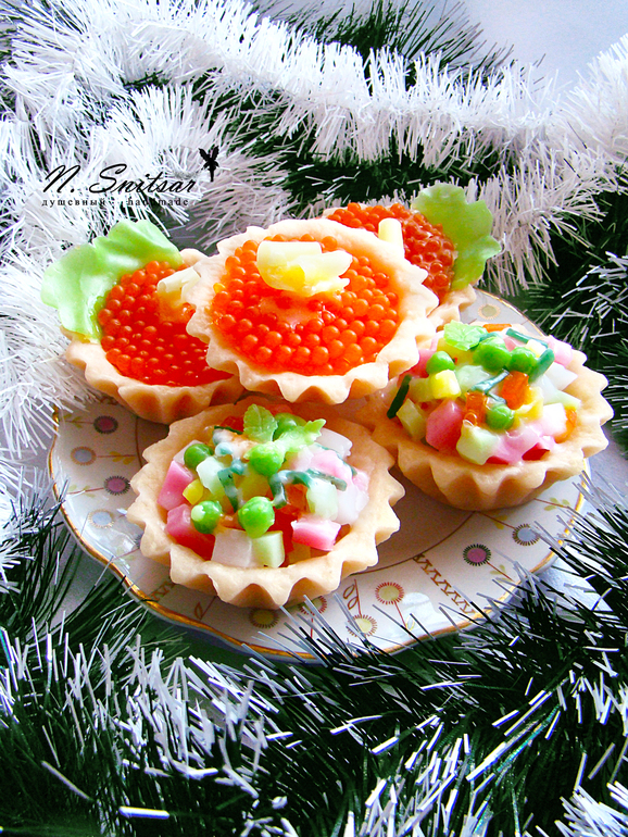 Подготовка к НГ - мыло из основы (№1, 2013). Застольное.