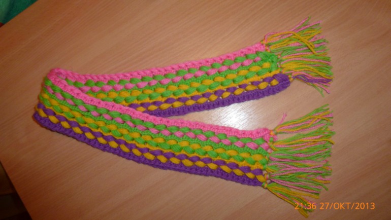 шарфик на линейке