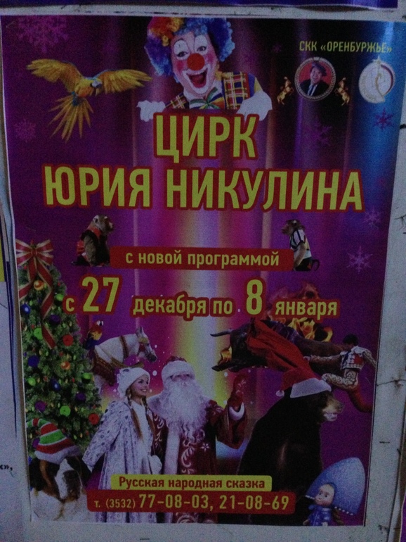 Новогодние мероприятия для детей (г.Оренбург)