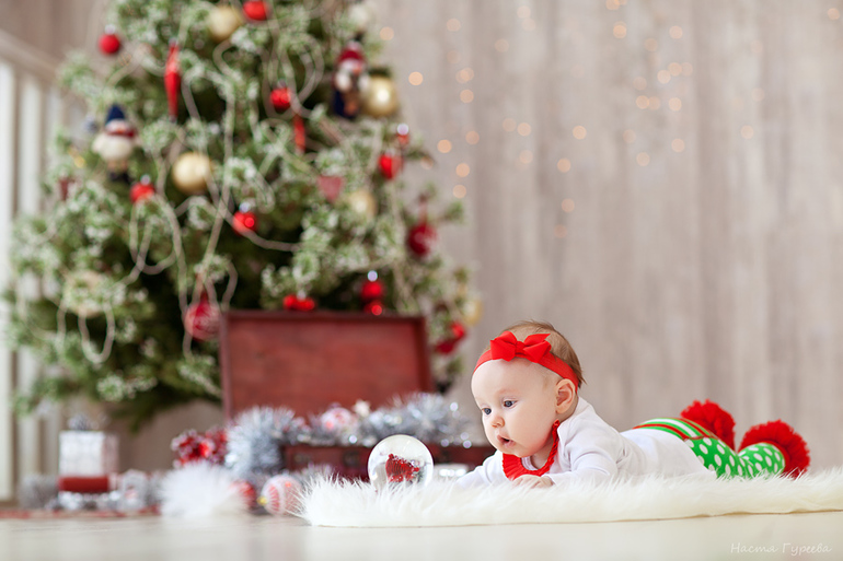 Новогодний костюм Mud Pie на 0-6 месяцев