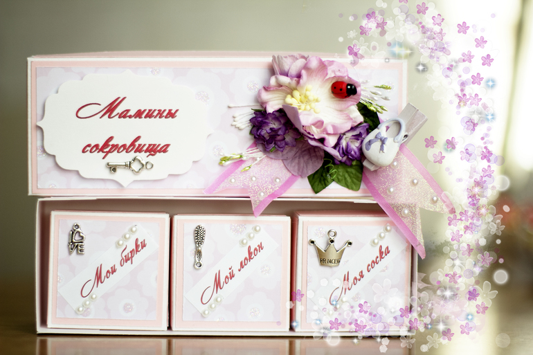 Коробочка " мамины сокровища"