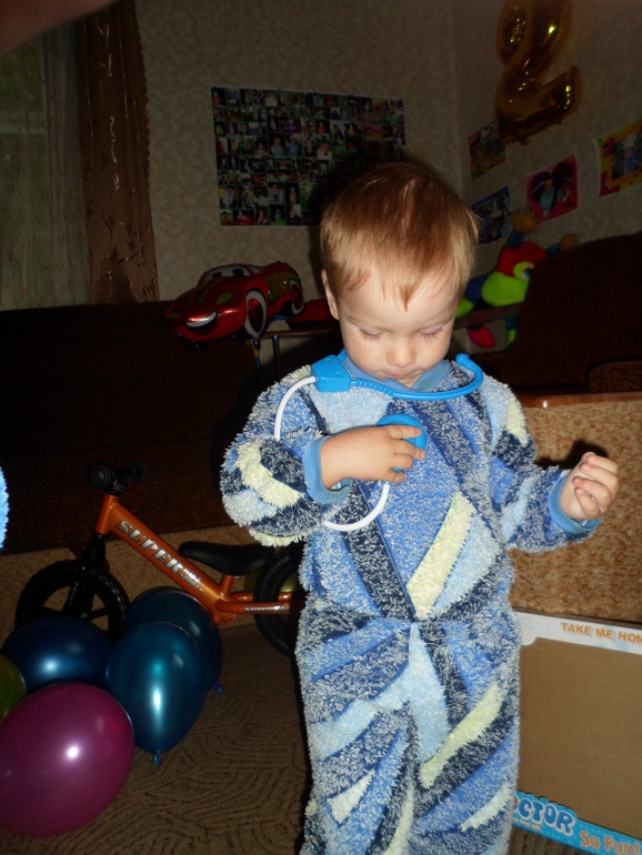 Утро уже двухлетнего мальчишки!!!