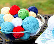 Остатки пряжи, ниток для вязания