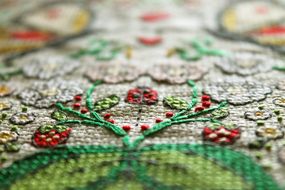 Клубничное сердце с бабочками