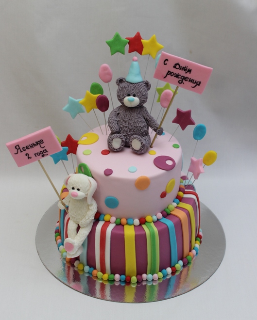 Яркий тортик