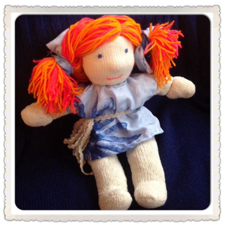 Первый опыт шитья куколки...