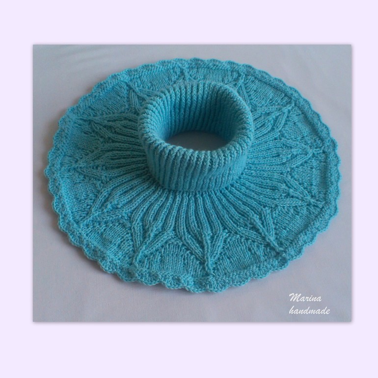 Шапочка "Винкс. Текна" и манишка для девочки на зиму.