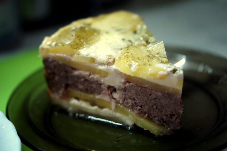 Картофельная запеканка с фаршем