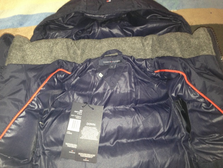 Пуховик на мальчика Tommy Hilfiger, на рост до 95 см, 5000 руб.