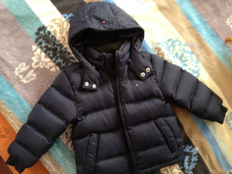 Пуховик на мальчика Tommy Hilfiger, на рост до 95 см, 5000 руб.