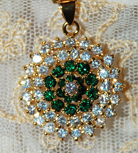 КОМПЛЕКТ УКРАШЕНИЙ (серьги+подвеска).