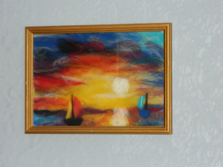 картины из шерсти