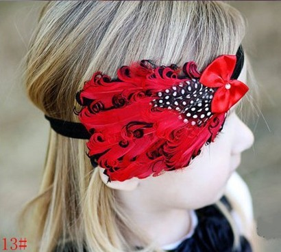 Для самых изысканных модниц!Повязки перьевые со стразами swarowski.