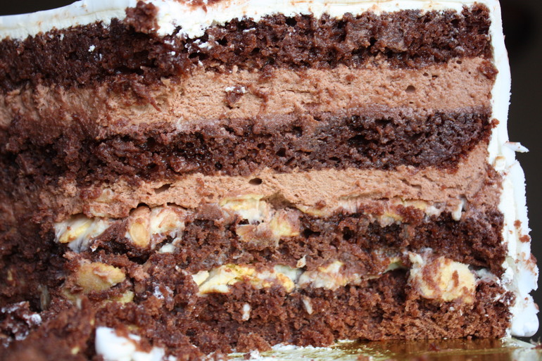 Торт для моей мамы на юбилей! С пионом!