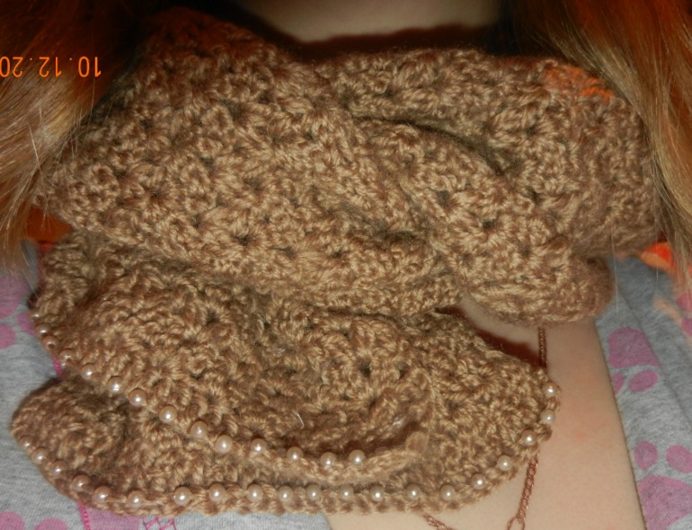 Шапочка чулок и шарфик