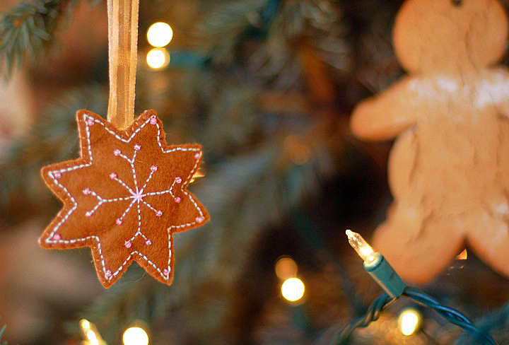 Подборка для вдохновения елочных игрушек и интересных деталей к Новому году из ФЕТРА