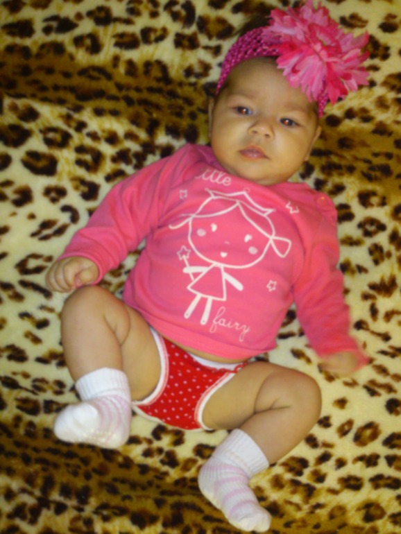 Анютке 3 месяца и 3 дня))))