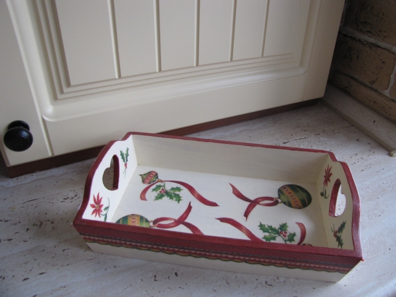 Новогодний поднос