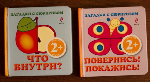 Как привить любовь к книге. Обзор книг с сюрпризом для малышей 1-1,5
