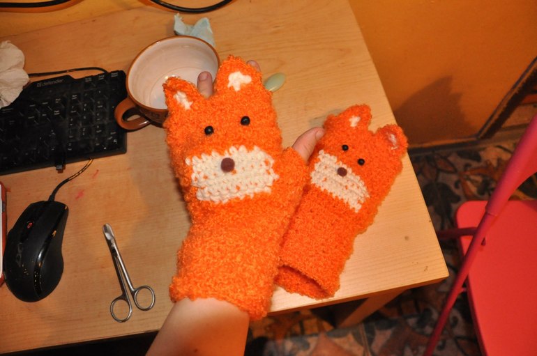 попполняю зоопарк+ митенки