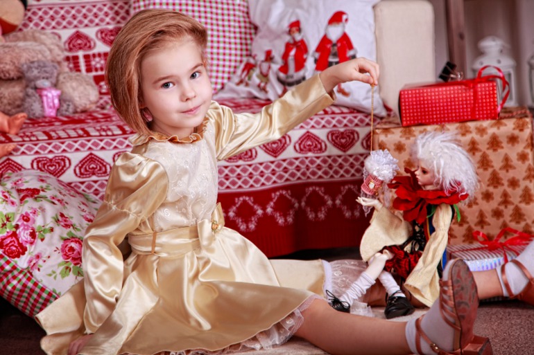 Новогодние съемки в интерьерной студии. г Дмитров