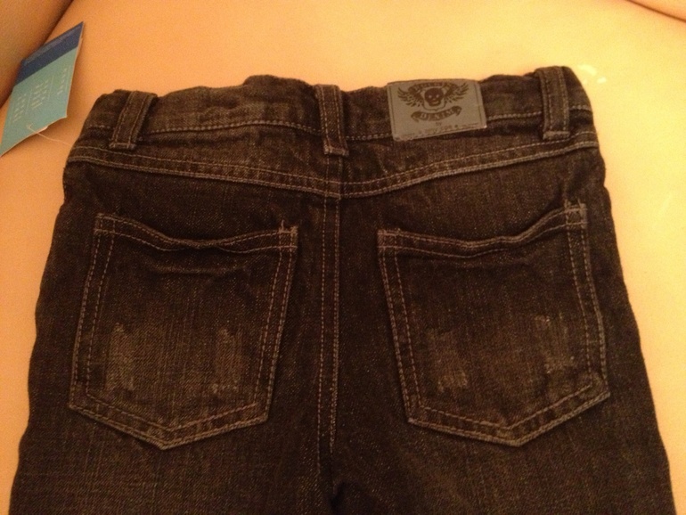 Новые моднючие джинсы за 700руб. На рост 88-93