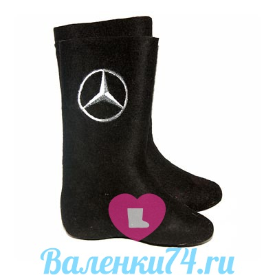 Теплые валенки-самокатки, ручная работа