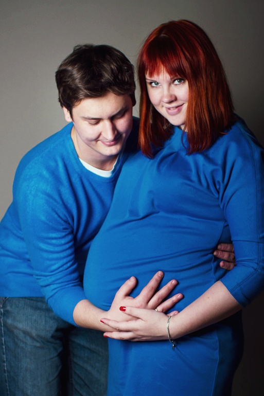 наша беременная фотосесия..)