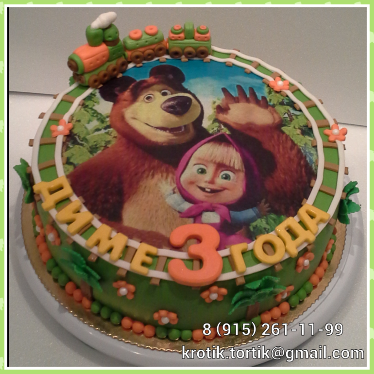торт маша и миша