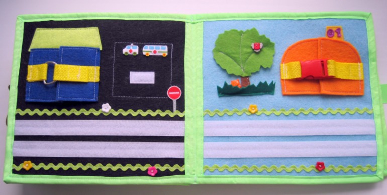 Книжка из фетра