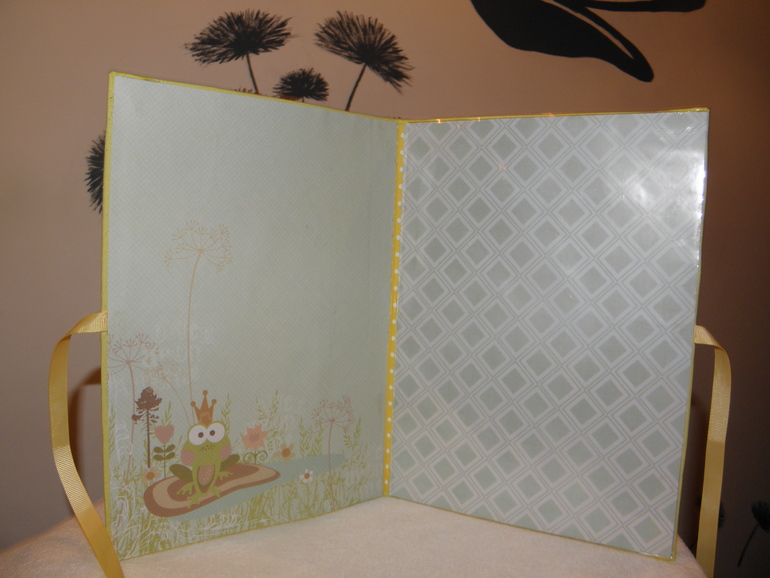 Обложка-папка для свидетельства о рождении 