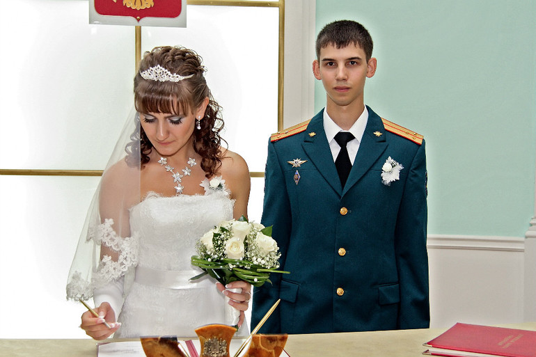 Свадебные прически.