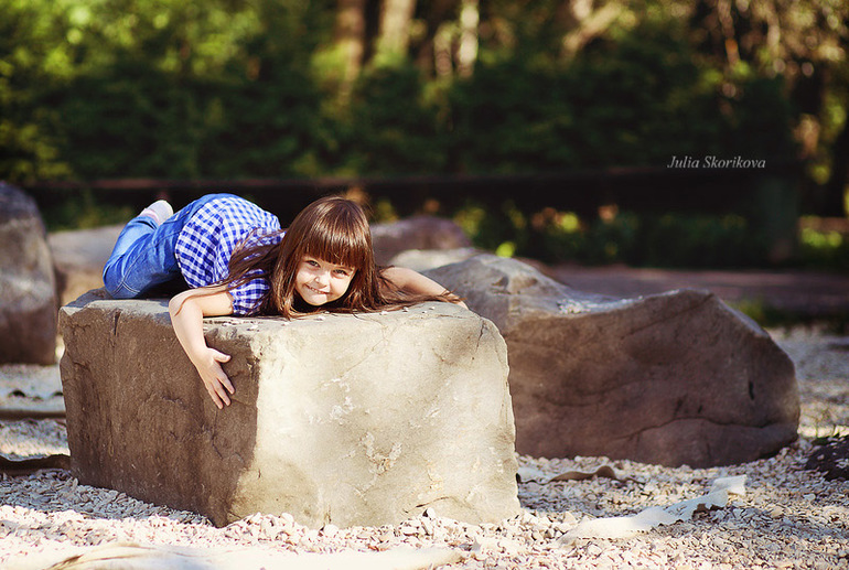 В Японском саду.