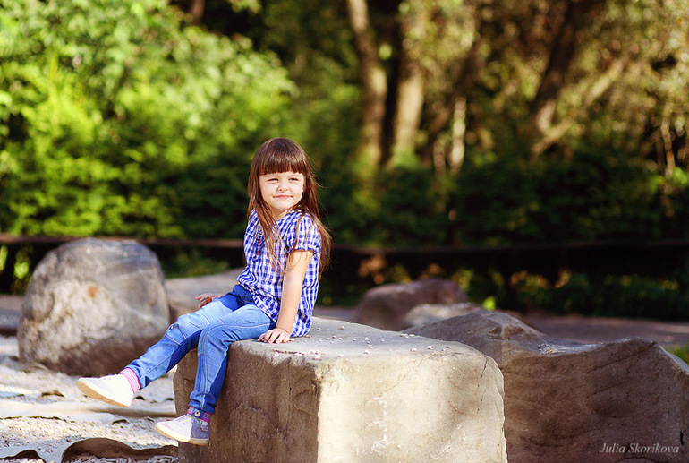 В Японском саду.