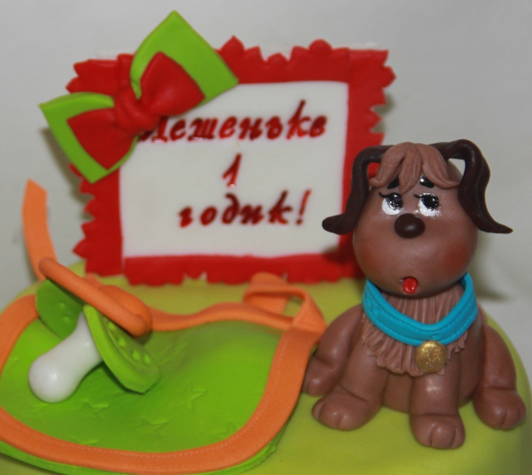 Торт для мальчика на годик