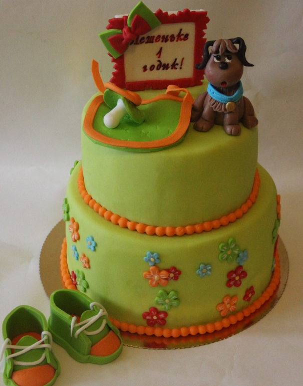 Торт для мальчика на годик