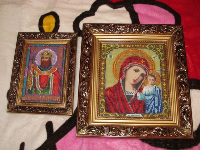 МОИ РАБОТЫ-ВЫШИВКА БИССЕРОМ.