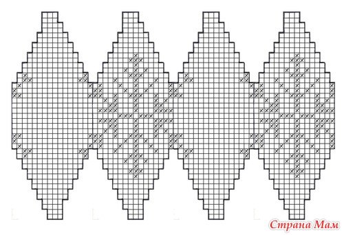 Вязаный елочный шар.