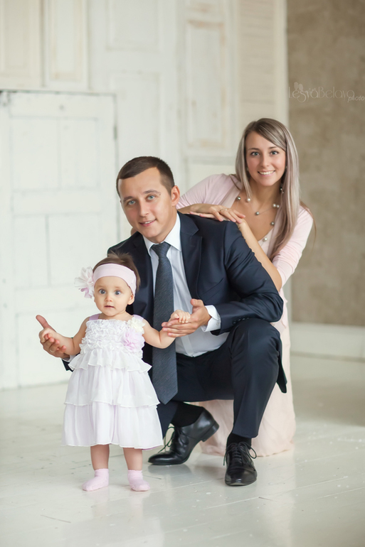 София и ее очаровательные родители