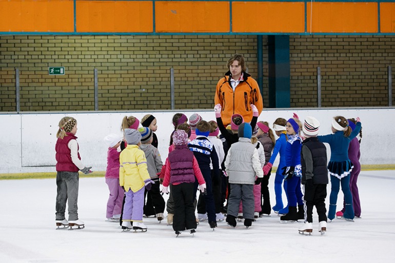 открытый урок по фигурному катанию