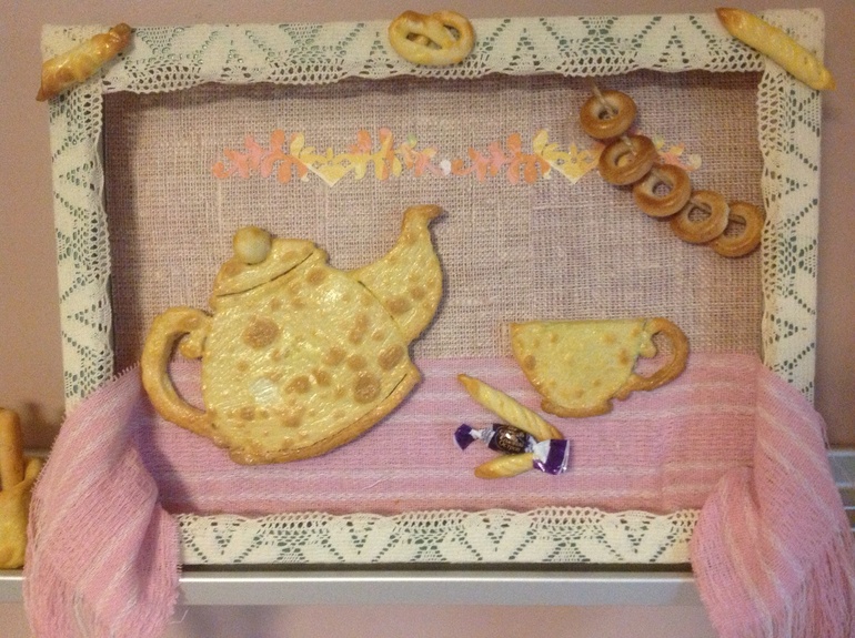 Панно из соленого теста