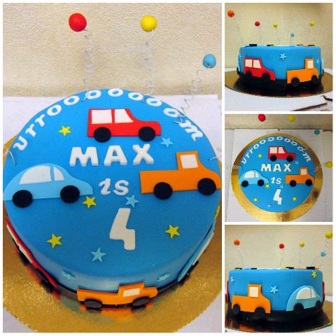 Наш второй торт - МАШИНКИ