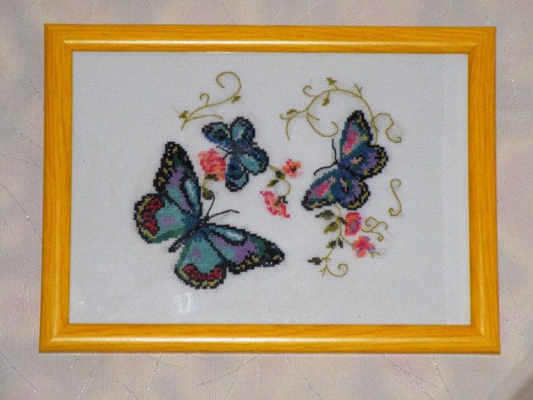 Закончила вышивку