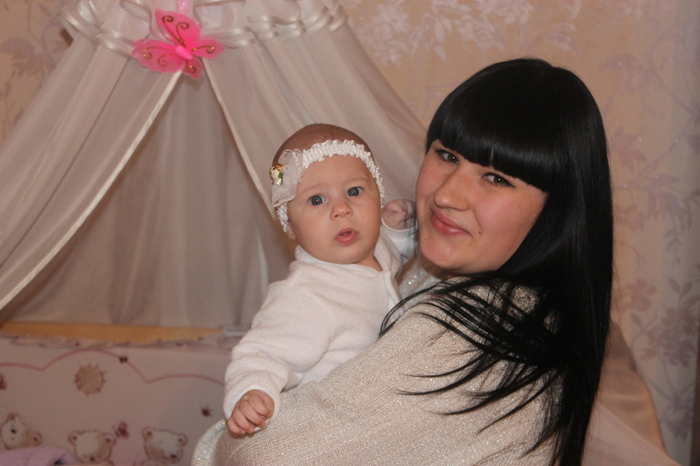 Моей сладкой булочке 4 месяца!!!