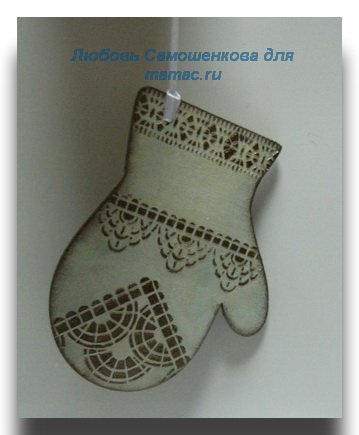 Новогодние подвески. Декупаж.