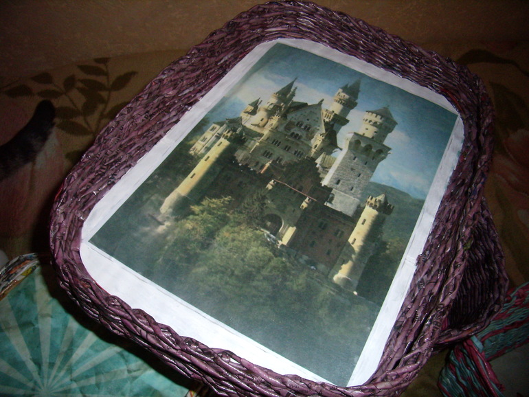 Коробки из газетной лозы